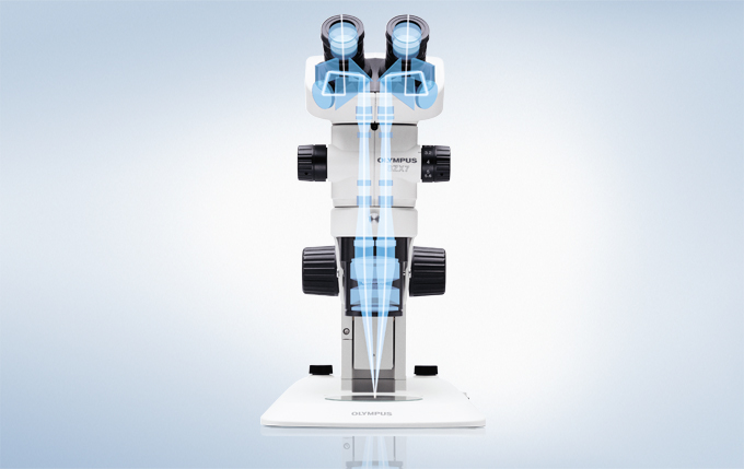 Galilean 광학 시스템 다이어그램